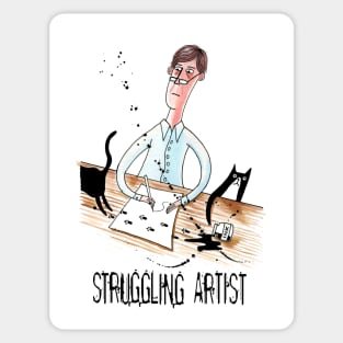 Struggling Artist Sticker